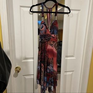 Aradise Asymmetrical Tropical Dress - Sz L